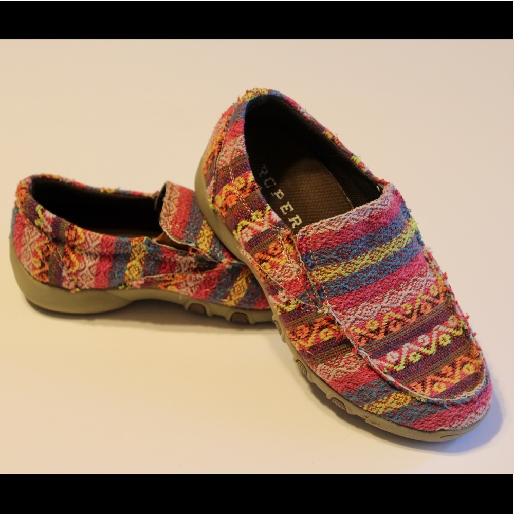Youth Multicolor Western Low-Rise Shoes